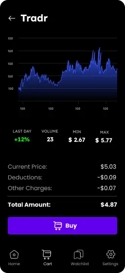 ui design of mobile stock trading application